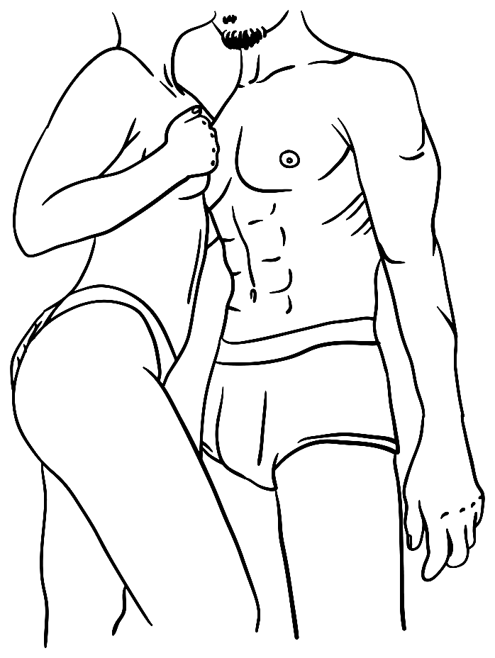 Line drawing for What to Do After Rough Sex