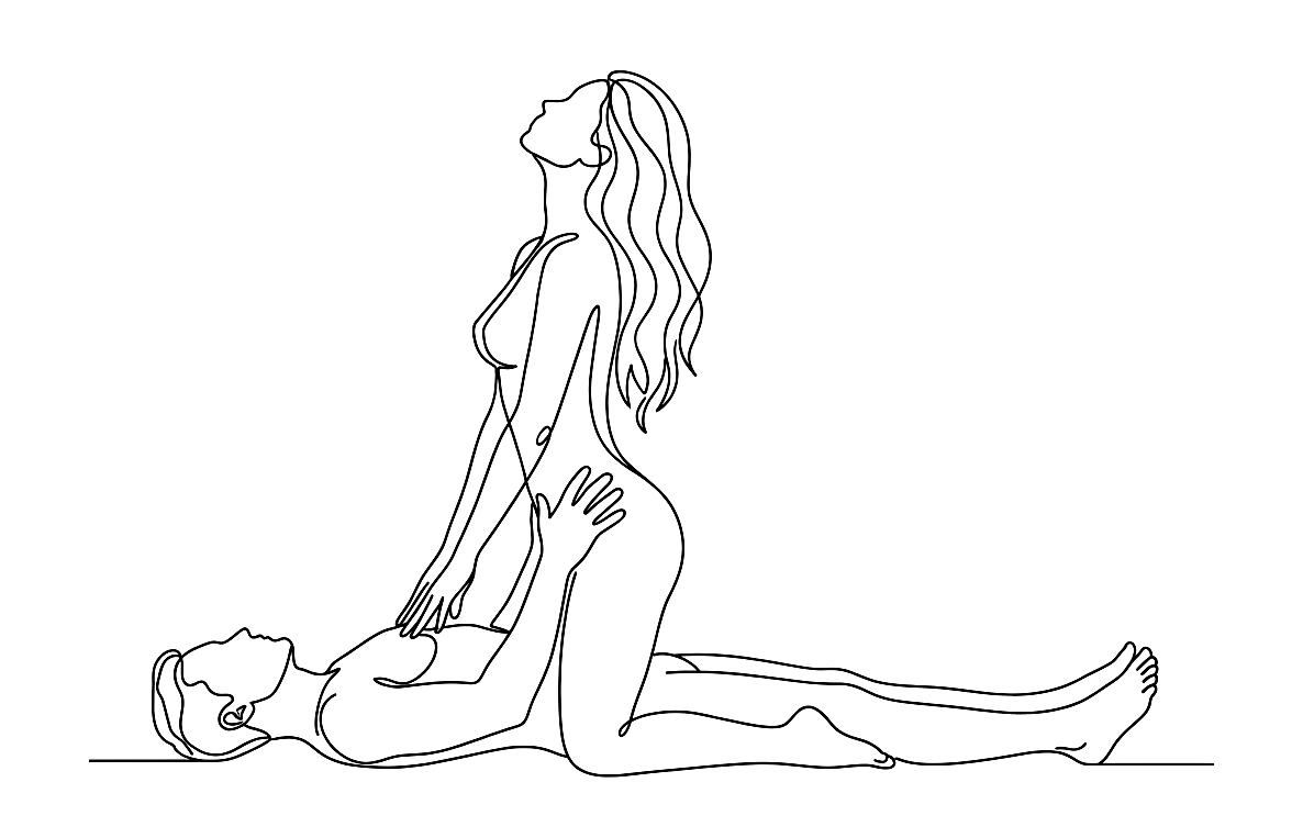 Line drawing for Cowgirl and How to Ride Him Right
