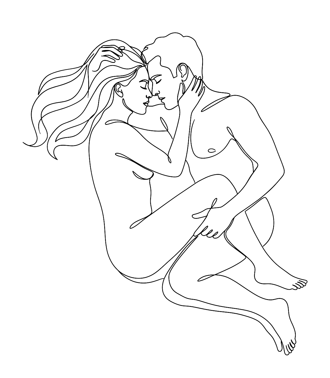 Line drawing for Side by Side, Face to Face and Deep